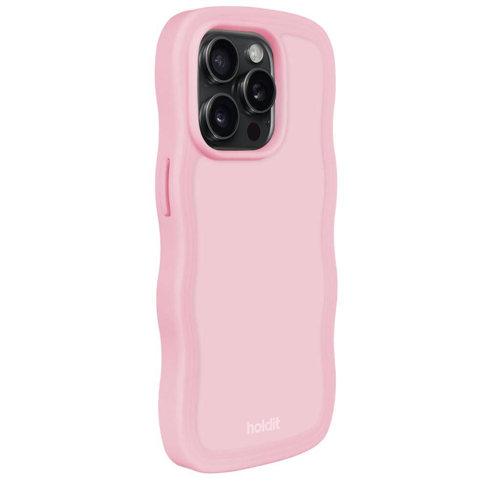 holdit holdit iPhone 15 Pro Skal Wavy Pink