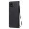  Samsung Galaxy A22 5G - Solid Läder Fodral - Svart