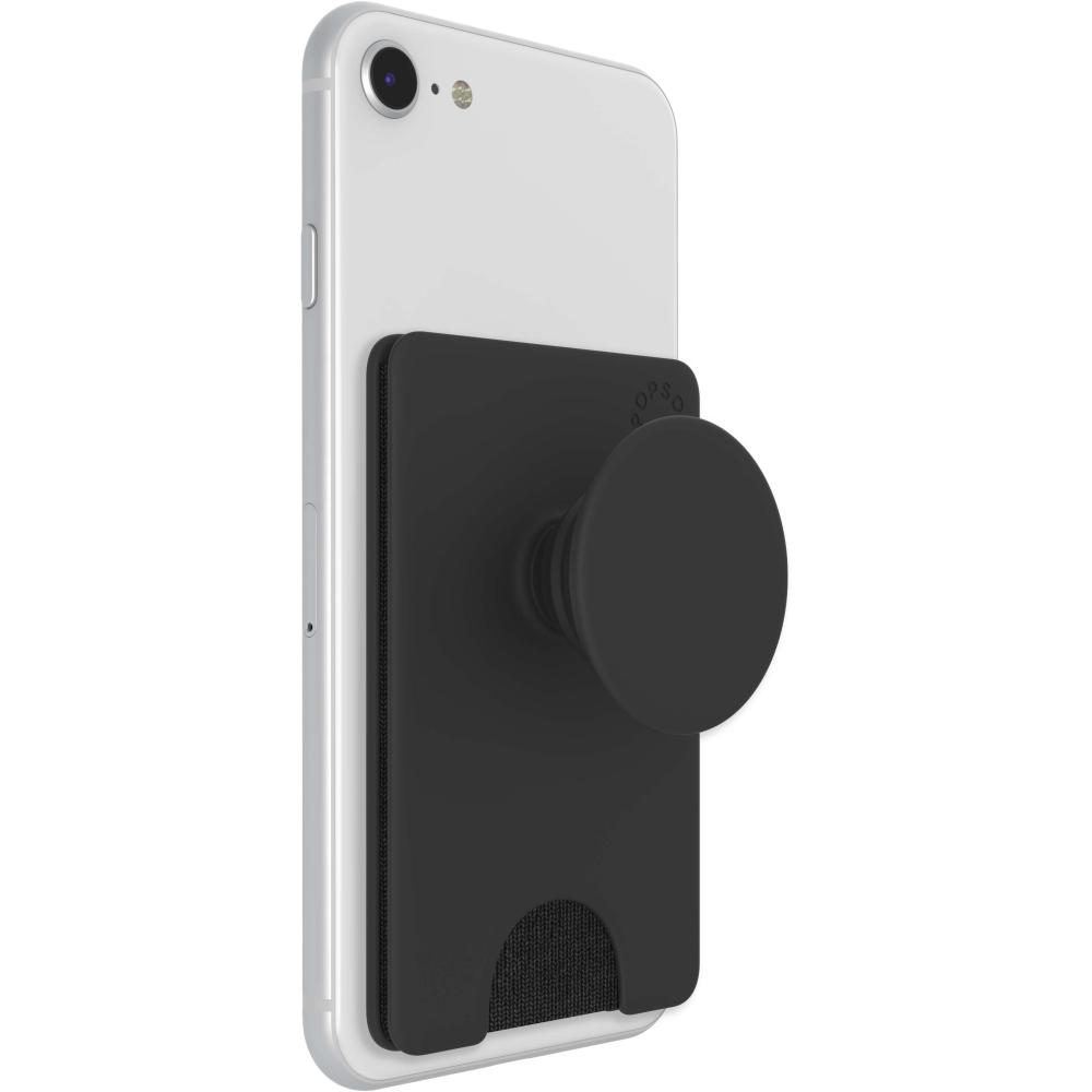 PopSockets PopSockets PopWallet+ Avtagbar Mobil Plånbok Svart