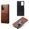 KSQ Samsung Galaxy A72 - KSQ Skal Med Kortfack - Brun