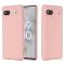  Google Pixel 7A Skal Liquid Silikon Med Strap Rosa
