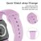 ColorPop Apple Watch 38/40/41/42 mm Silikon Armband (M/L) Ljus Lila