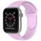 ColorPop Apple Watch 42/44/45/46/49 mm Silikon Armband (M/L) Ljus Lila