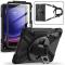  Galaxy Tab S10 Lite/S10 FE/S9 FE/S9/S8/S7 Skal 360° Hybrid Svart