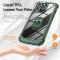  iPhone 15 Pro Max Skal Shockproof Ring Hybrid Grön