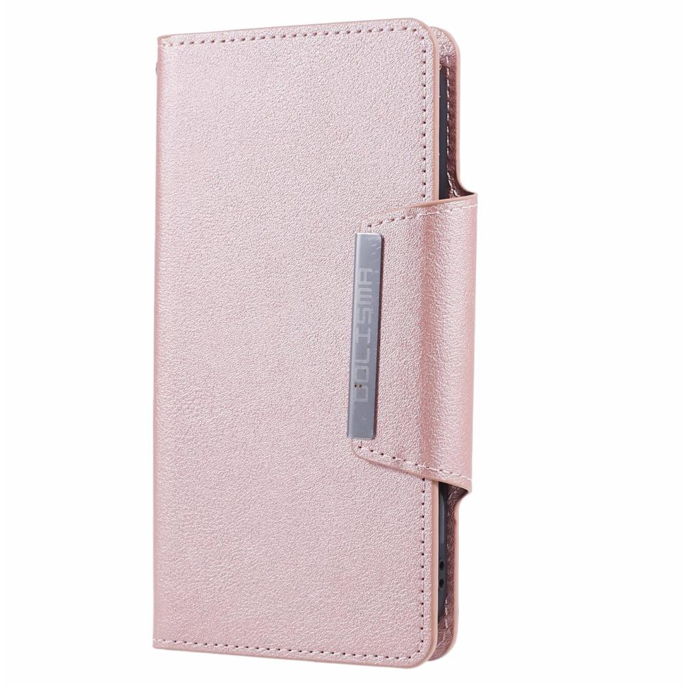  iPhone 13 - 2in1 Läder Magnet Fodral / Skal - Roséguld