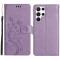 Samsung Galaxy S23 Ultra Fodral Med Tryck Ljus Lila