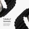 DUX DUCIS DUX DUCIS Apple Watch 42/44/45/46/49 mm Armband Wave Design Svart