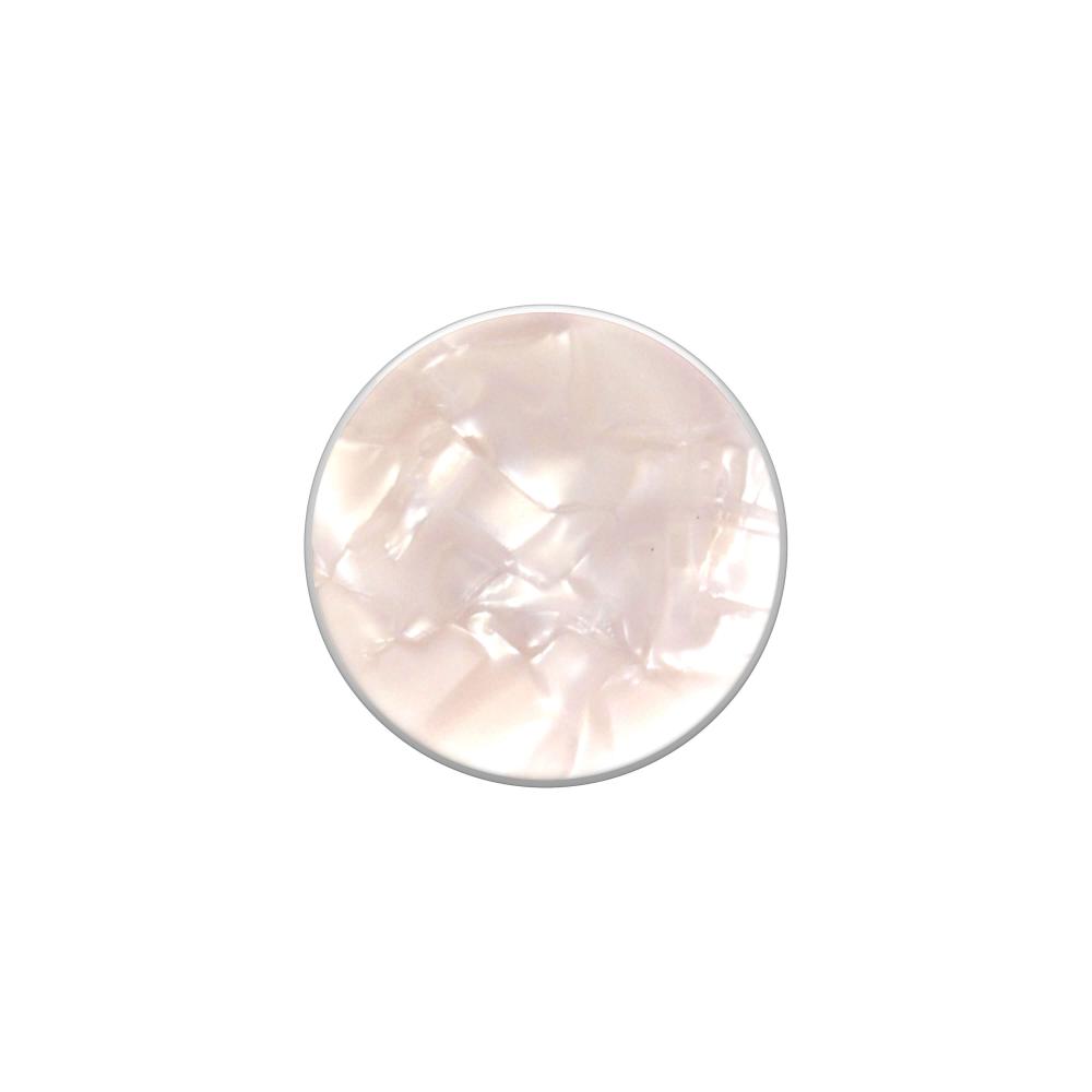 PopSockets PopSockets Avtagbart Grip med Ställfunktion LUXE Acetate Pearl White