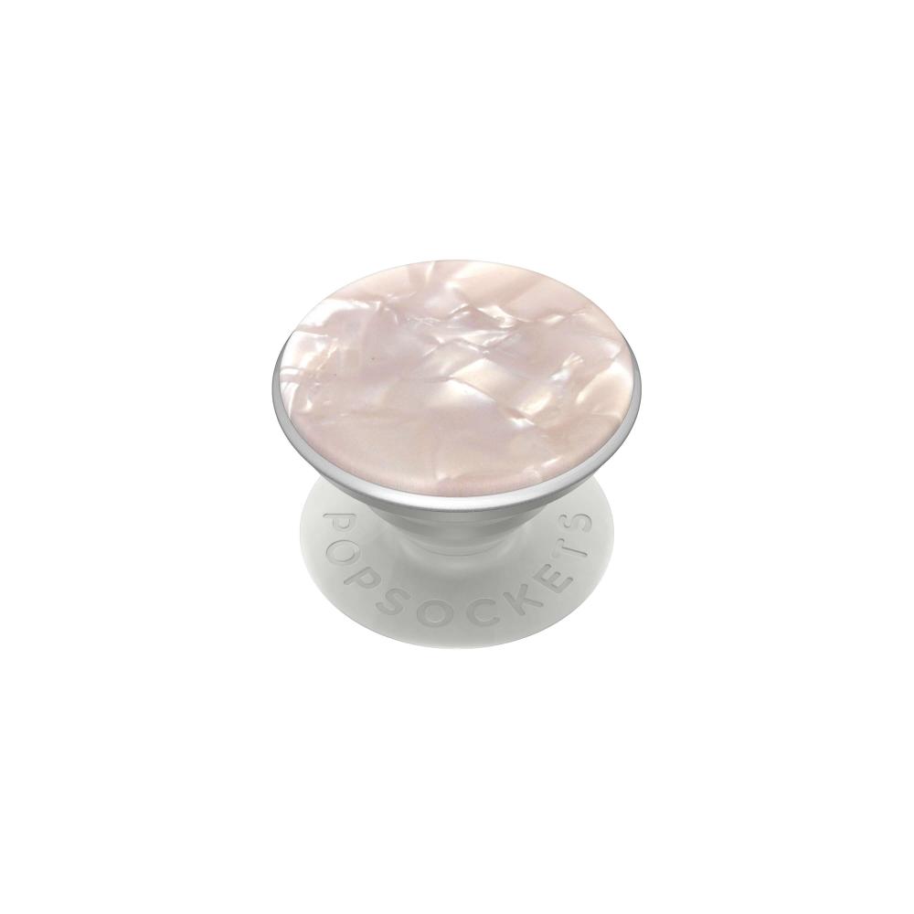 PopSockets PopSockets Avtagbart Grip med Ställfunktion LUXE Acetate Pearl White