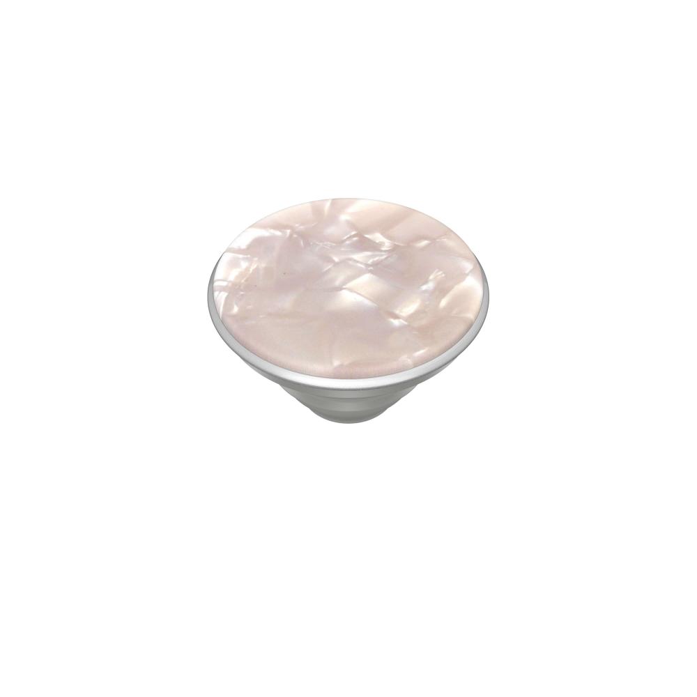PopSockets PopSockets Avtagbart Grip med Ställfunktion LUXE Acetate Pearl White