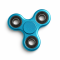  Fidget Spinner Ultra Spin Trio Metal - Metallic Blå