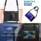  Galaxy Tab S10 Lite/S10 FE/S9 FE/S9/S8/S7 Skal 360° Hybrid Svart