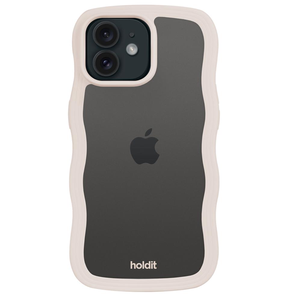 holdit holdit iPhone 12/12 Pro Skal Wavy Light Beige Transparent