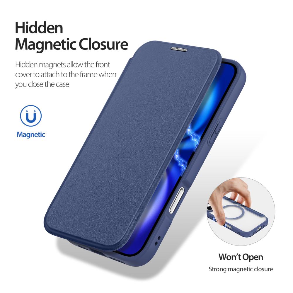 DUX DUCIS DUX DUCIS iPhone 17 Fodral MagSafe Skin X Pro Blå