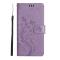  Samsung Galaxy S23 Ultra Fodral Med Tryck Ljus Lila
