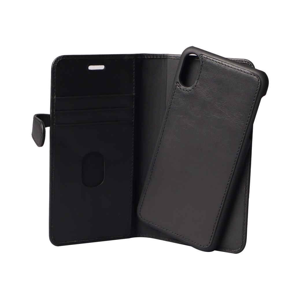 Buffalo Buffalo iPhone Xs Max Fodral 2in1 Äkta Läder Svart
