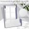  Galaxy Tab S9 FE Plus Fodral Hybrid Pennhållare Lila