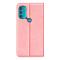  Motorola Moto G71 Fodral Flip Ljus Rosa
