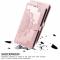  Samsung Galaxy A16 Fodral Med Mandala Tryck Roséguld