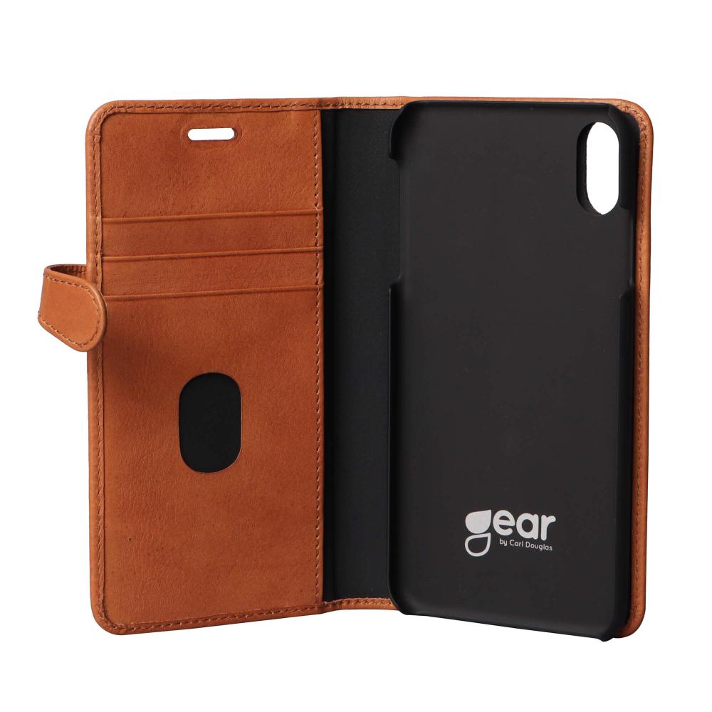 Buffalo Buffalo iPhone Xs Max Fodral 2in1 Äkta Läder Congac