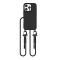 Tech-Protect Tech-Protect iPhone 16 Pro Max Skal MagSafe MagNecklace Svart