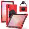  Samsung Galaxy Tab S11 Skal Shockproof Hybrid Kickstand Röd