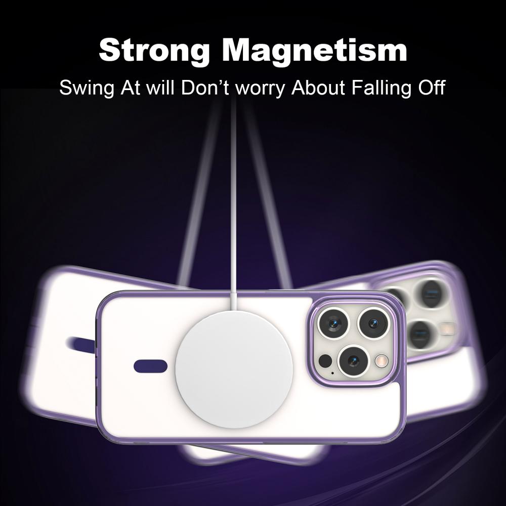ColorPop ColorPop iPhone 15 Pro Max Skal CH MagSafe Transparent/Röd