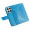  Xiaomi 17 Fodral Läder Fjäril Ljus Blå