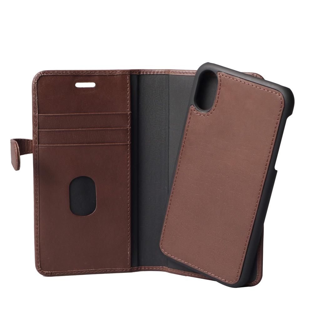 Buffalo Buffalo iPhone XR Fodral 2in1 Äkta Läder Brun