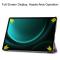  Galaxy Tab S9 FE Plus Fodral Tri-Fold Läder Cosmic Space