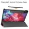  Galaxy Tab S9 FE Plus Fodral Tri-Fold Läder Cosmic Space