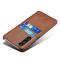 KSQ KSQ Samsung Galaxy S23 Plus Skal Med 2 Kortfack Brun