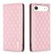 BINFEN BINFEN iPhone Air Fodral Diamond Flip Läder Rosa