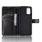  Samsung Galaxy A02s - Crazy Horse Läder Fodral - Svart
