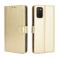  Samsung Galaxy A02s - Crazy Horse Läder Fodral - Guld