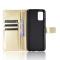  Samsung Galaxy A02s - Crazy Horse Läder Fodral - Guld