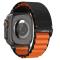 Spigen Spigen Apple Watch 42/44/45/46/49 mm Armband Svart/Orange