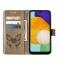  Samsung Galaxy A03s Fodral Tryckt Butterfly Grå