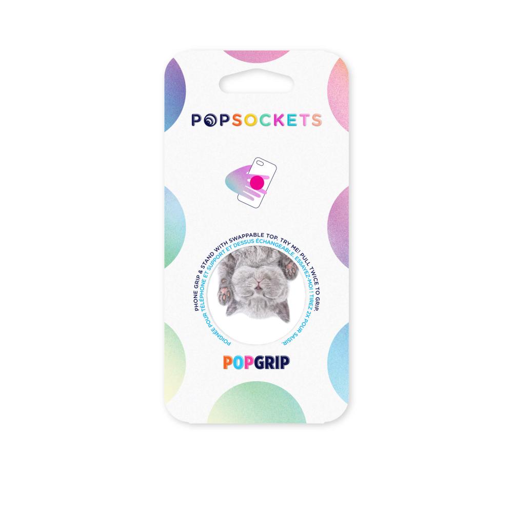 PopSockets PopSockets Avtagbart Grip med Ställfunktion Cat Nap