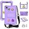  Galaxy Tab A11 / A9 / A7 Lite / A 8.0 Skal EVA Kickstand Lila