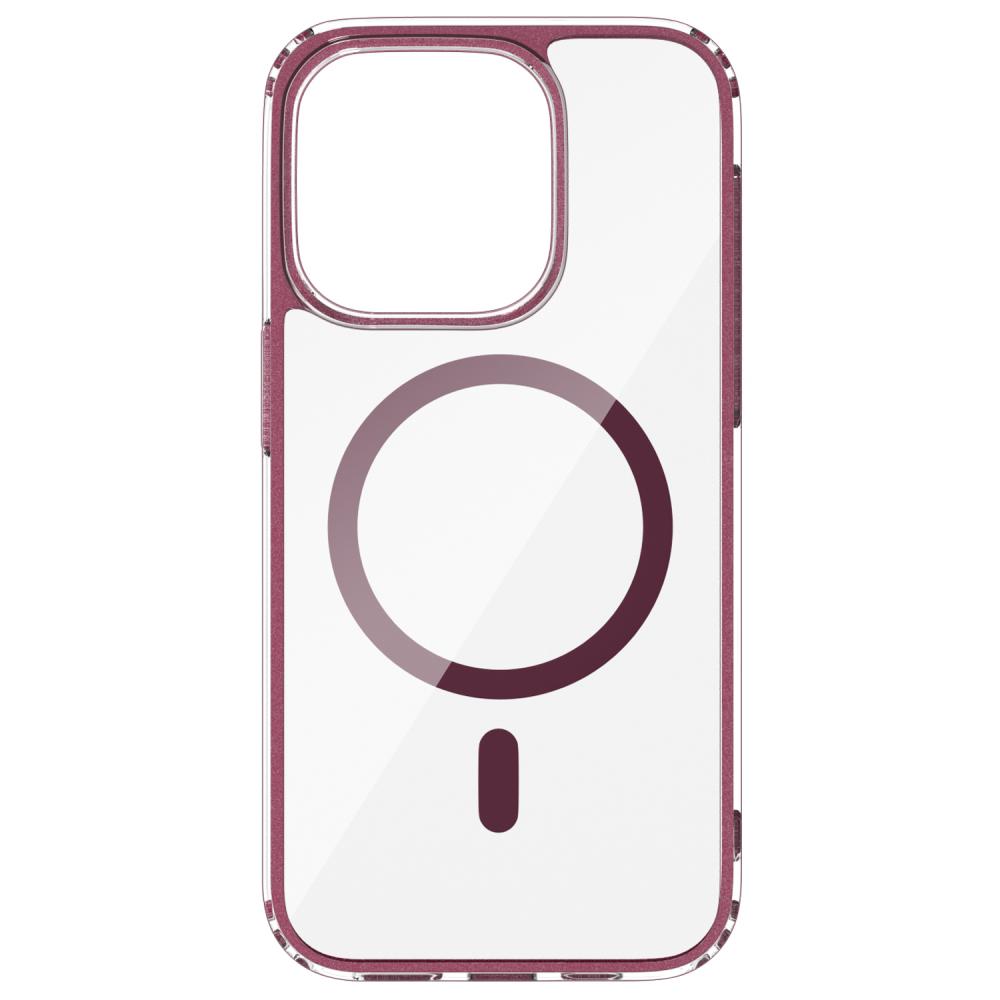 ColorPop ColorPop iPhone 15 Pro Skal CH MagSafe Transparent/Röd
