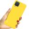 IMAK Samsung Galaxy A12 - IMAK Skin Touch Skal - Gul