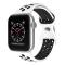 ColorPop Sportarmband Dual-Color Apple Watch 42/44/45/46/49 mm (S/M) Vit/Svart
