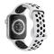 ColorPop Sportarmband Dual-Color Apple Watch 42/44/45/46/49 mm (S/M) Vit/Svart