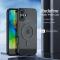 DUX DUCIS DUX DUCIS iPhone 16 Skal Kickstand Aimo Series Svart