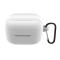  Galaxy Buds 4 / 4 Pro Skal Med Karbinhake Silikon Vit