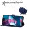  Motorola Edge 30 Pro Fodral Läder Blå