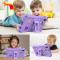  Galaxy Tab A11 / A9 / A7 Lite / A 8.0 Skal EVA Kickstand Lila