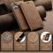 CASEME CASEME iPhone 16 Fodral Flip Läder Brun